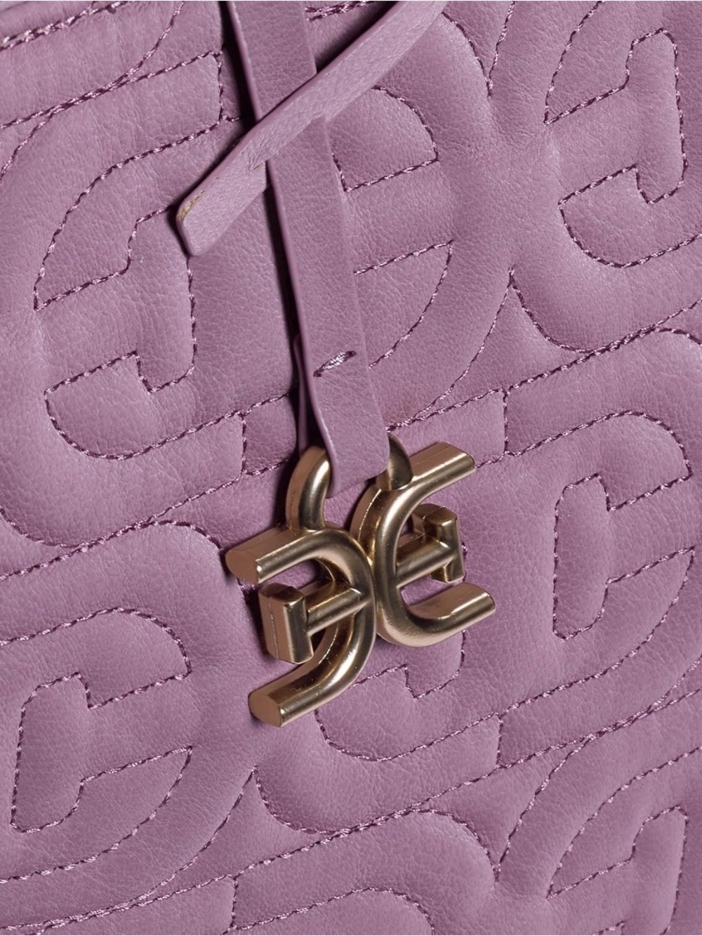 Sam Edelman Ethyl Quilted Logo Tote - Picture 3 of 13